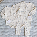 Pehr-Henley Patch Pocket Romper-Life Aquatic-5