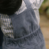 Corduroy Overall - Harbor- Back- On Model