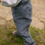 Corduroy Overall - Harbor- Side - On Model