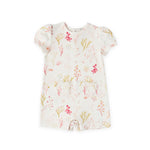baby short sleeve puff romper sea bloom
