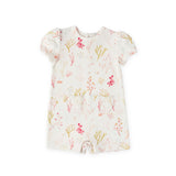 baby short sleeve puff romper sea bloom