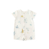 Pehr-Short Sleeve Pocket Romper-Octopus Oasis-1