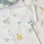 Pehr-Short Sleeve Pocket Romper-Octopus Oasis-3
