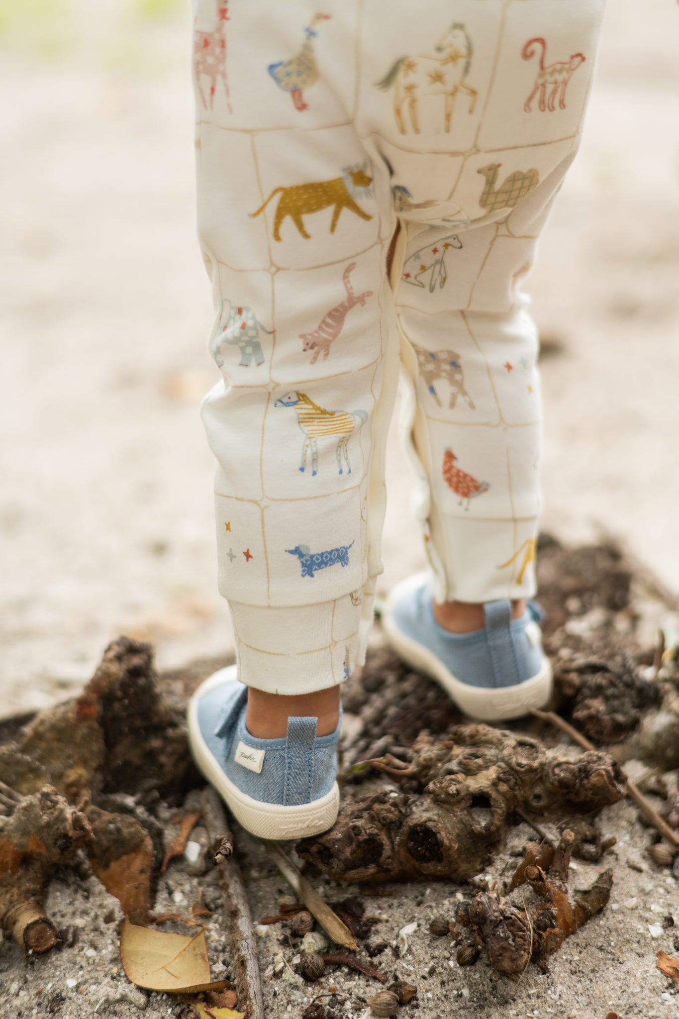 baby henley romper animal shuffle