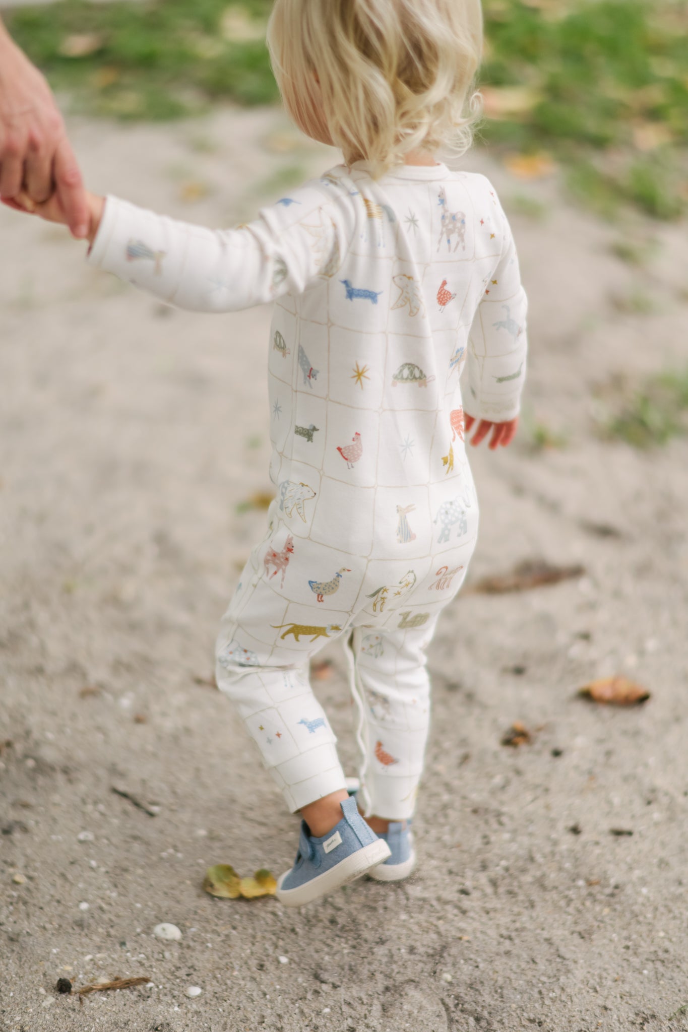 baby henley romper animal shuffle