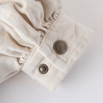 Pehr-Vintage Twill Toddler Puff Sleeve Jumpsuit-Natural-4