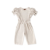 Pehr-Vintage Twill Toddler Puff Sleeve Jumpsuit-Natural-8
