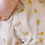 Pehr-The Littles Kimono Romper-Cheerful Chick-Newborn-2