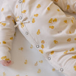 Pehr-The Littles Kimono Romper-Cheerful Chick-Newborn-3