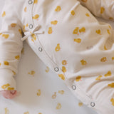 Pehr-The Littles Kimono Romper-Cheerful Chick-Newborn-3