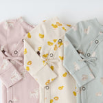 Pehr-The Littles Kimono Romper-Cheerful Chick-Newborn-5