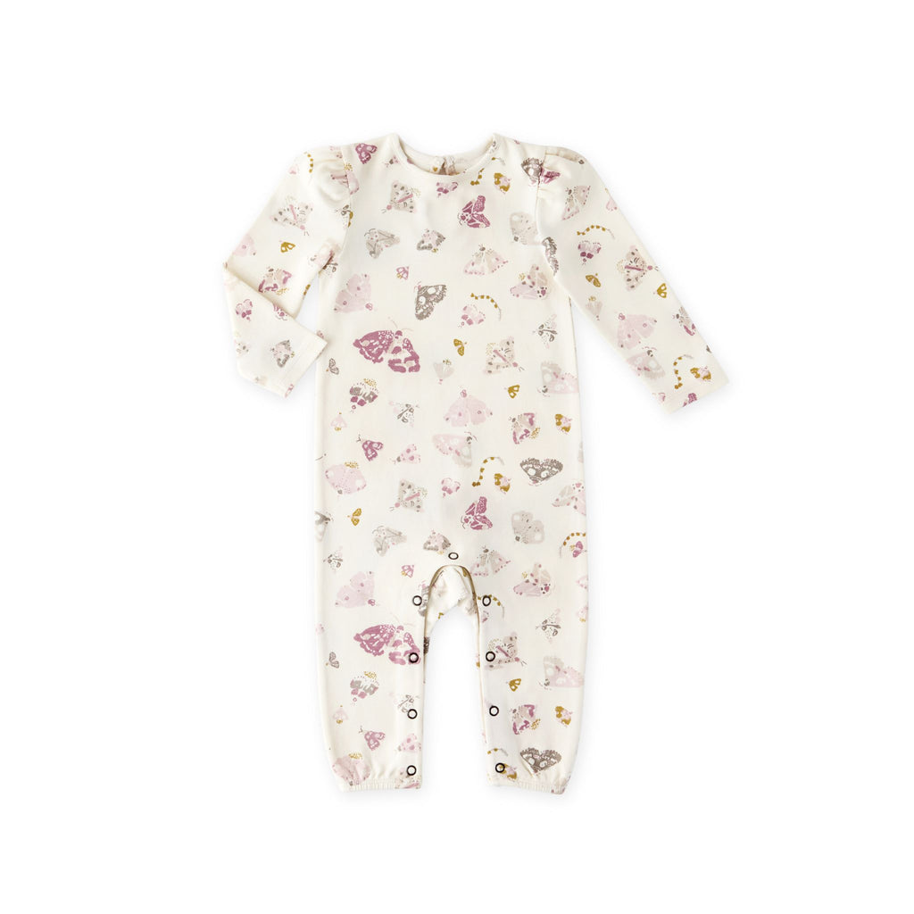 baby daydreamer romper in pinks pattern pehr 1