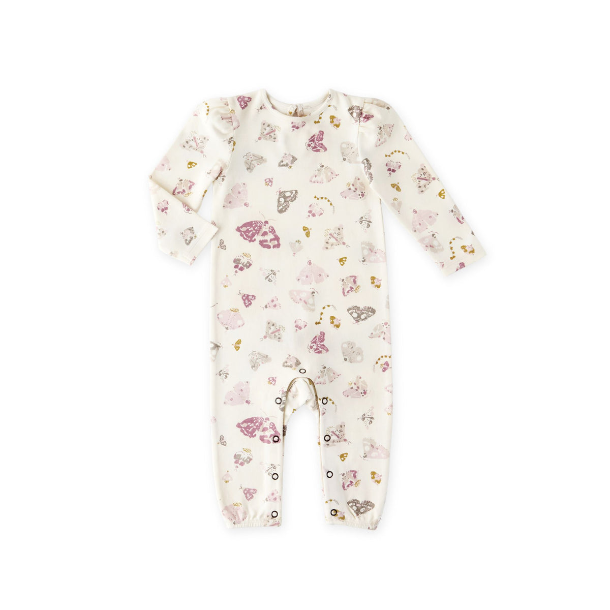 baby daydreamer romper in pinks pattern pehr 1