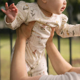 Puff Sleeve Romper - Petal Press