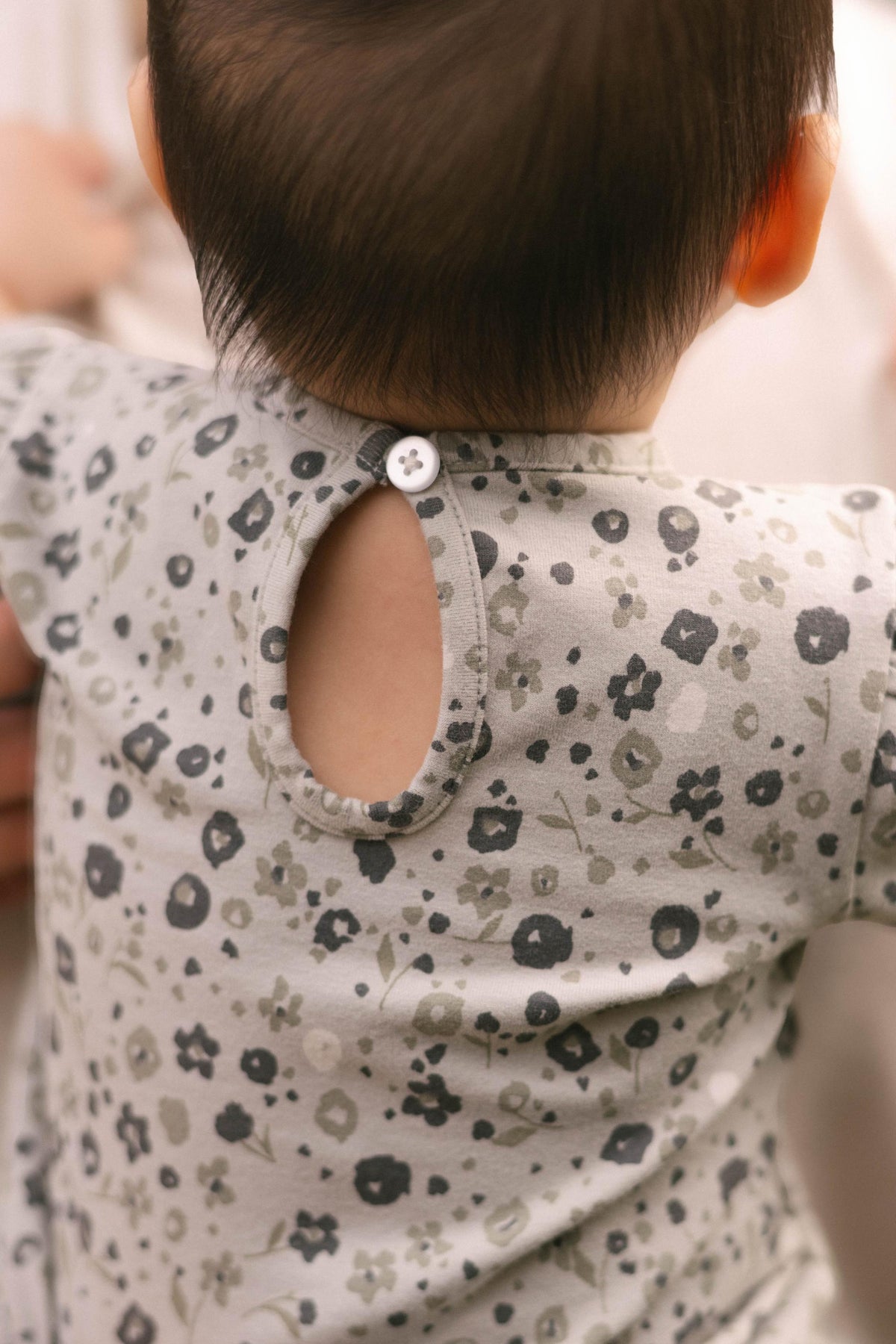 Essentials Romper - Forget-Me-Not- Up Close- Back