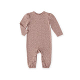 Essentials Romper - Spotted Pink- Front