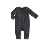 Essentials Henley Patch Pocket Romper - Criss Cross- Front