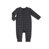 Essentials Henley Patch Pocket Romper - Criss Cross- Front