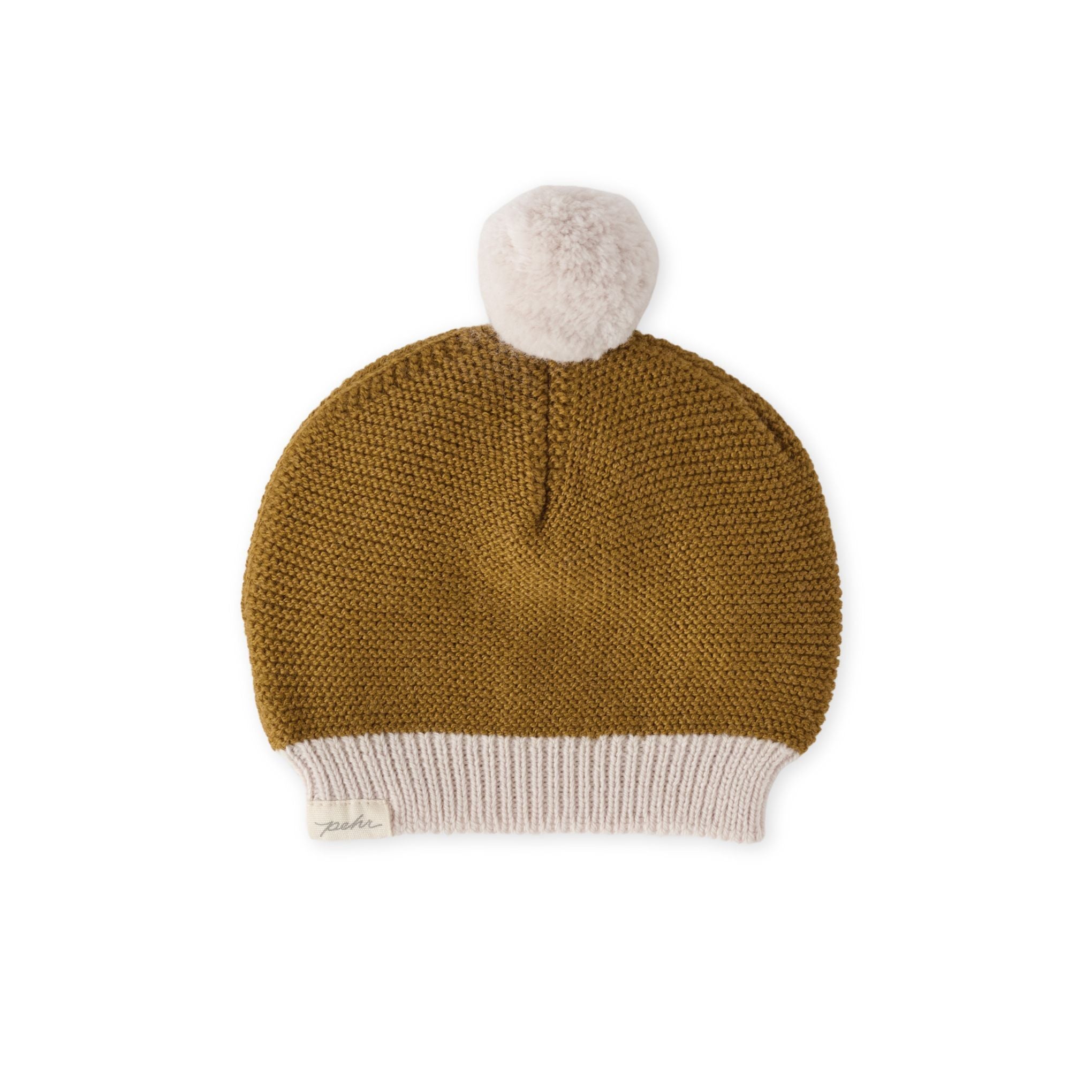 Pehr-Wool Knit Hat-Natural - Ochre-3