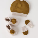 Pehr-Wool Knit Hat-Natural - Ochre-4