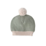 Pehr-Wool Knit Hat-Natural - Sage-1