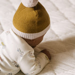 Pehr-Wool Knit Hat-Natural - Ochre-1