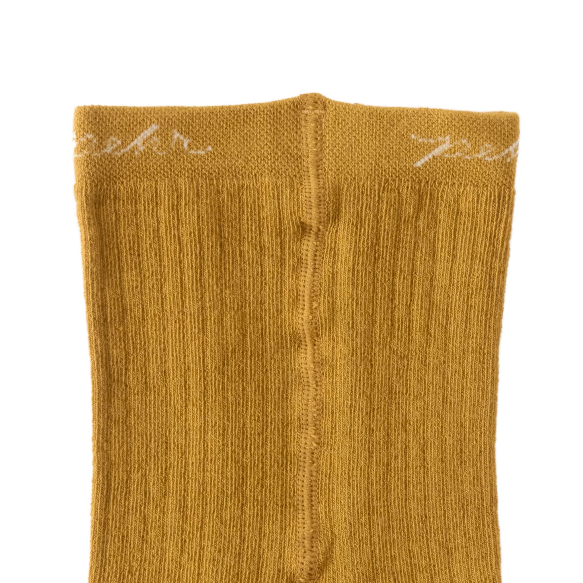 Pehr-Ribbed Tights with Grips-Ochre-4