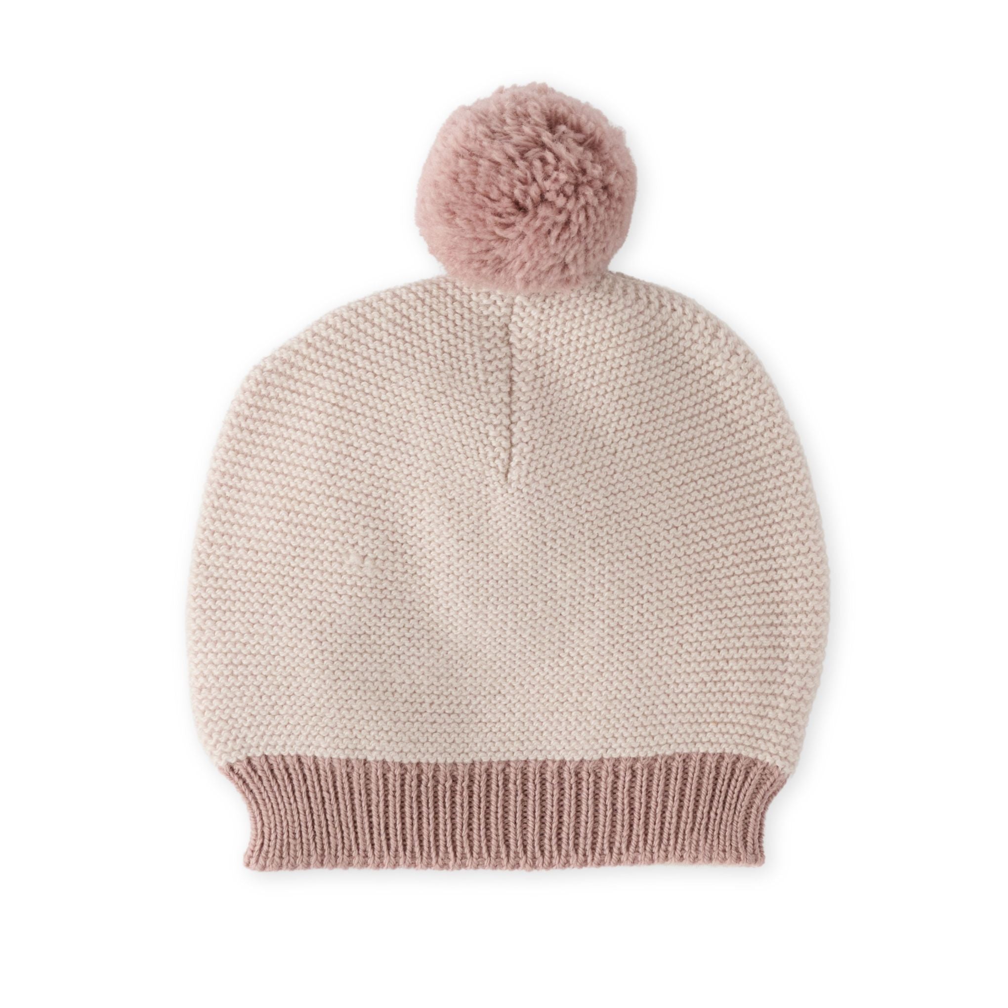 Pehr-Kids Wool Knit Hat-Natural - Rose-1