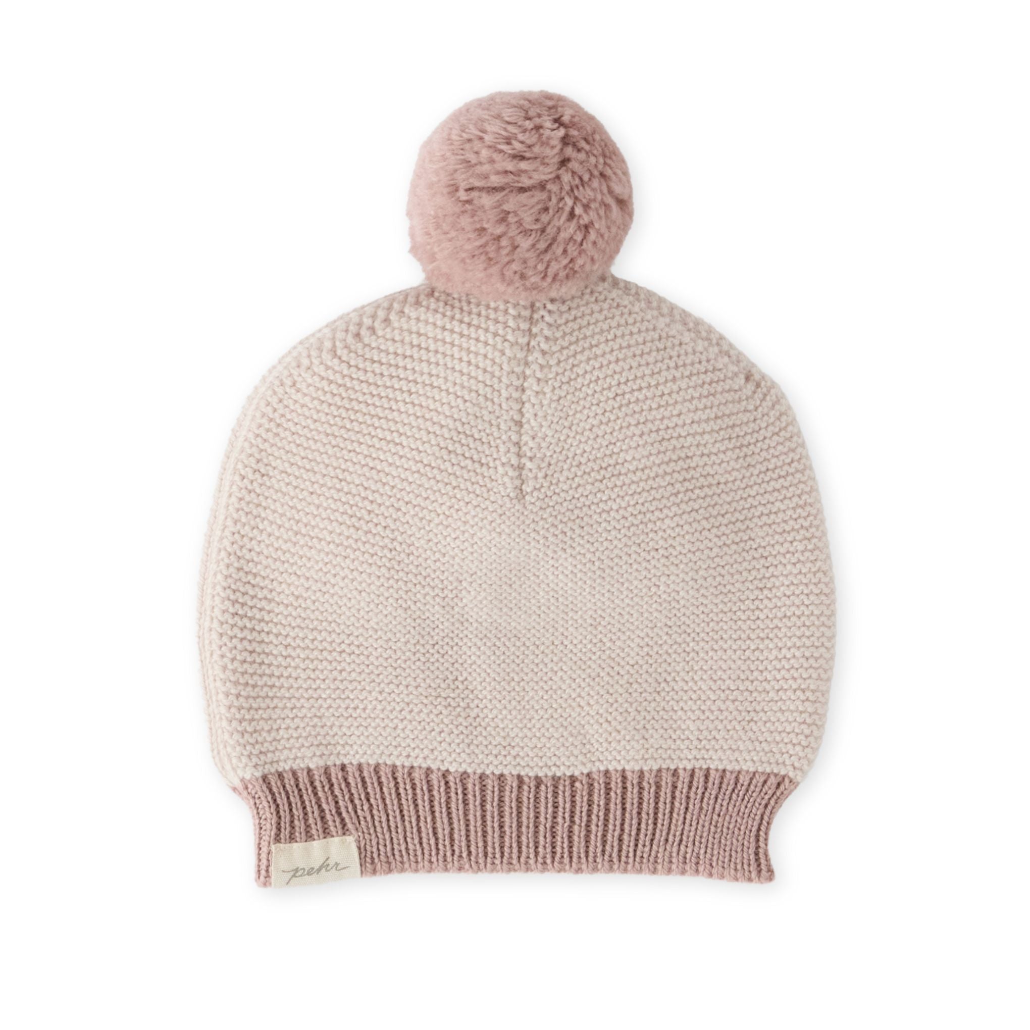 Pehr-Kids Wool Knit Hat-Natural - Rose-3