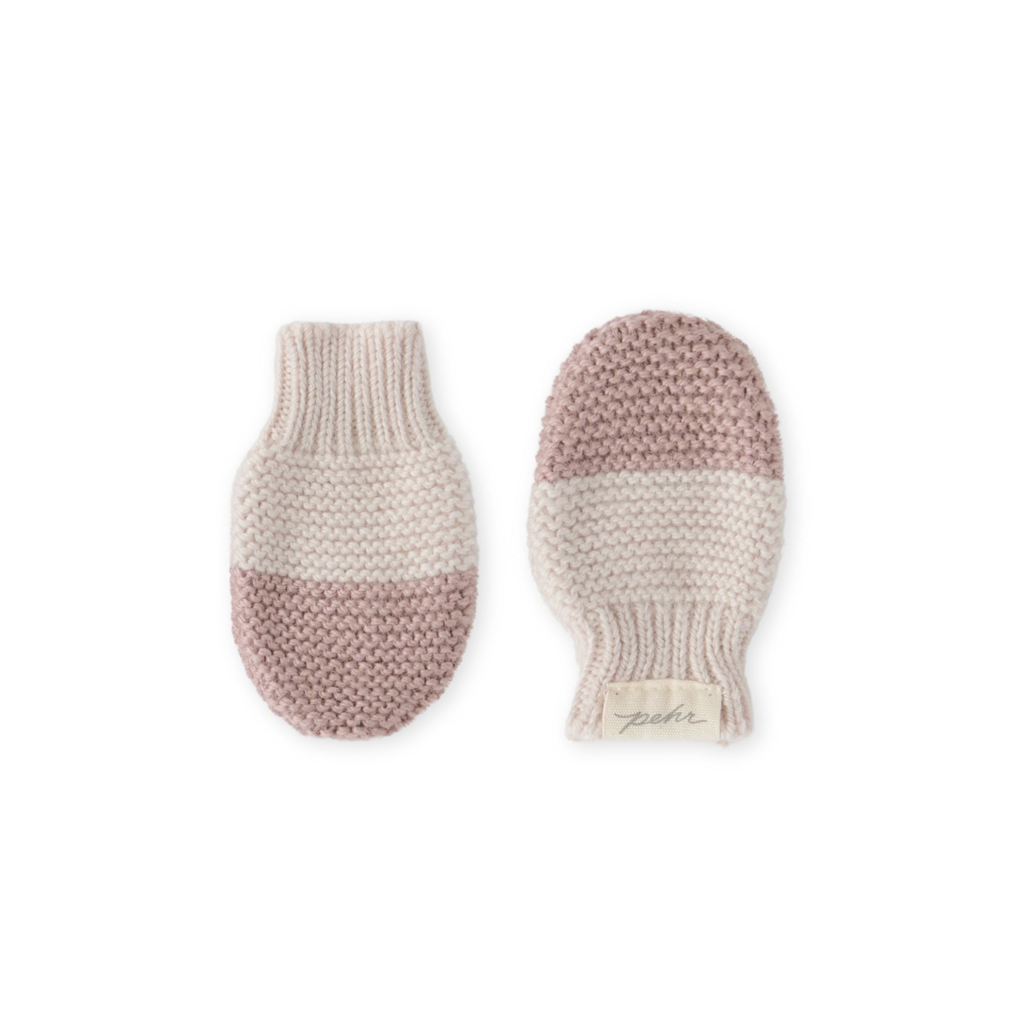 Pehr-Wool Knit Mitten-Rose-1