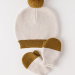 Pehr-Toddler Wool Knit Mitten-Ochre-5