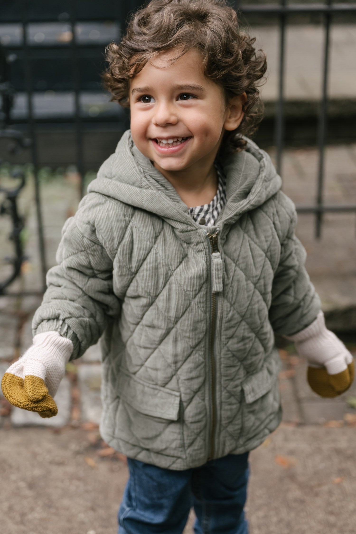 Toddler Wool Knit Mitten