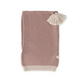 Pehr-Kids Wool Knit Balaclava-Natural - Rose-1