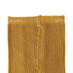 Pehr-Kids Ribbed Tights-Ochre-3