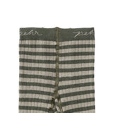 Pehr-Striped Ribbed Tights-Sage - Juniper Stripe-4