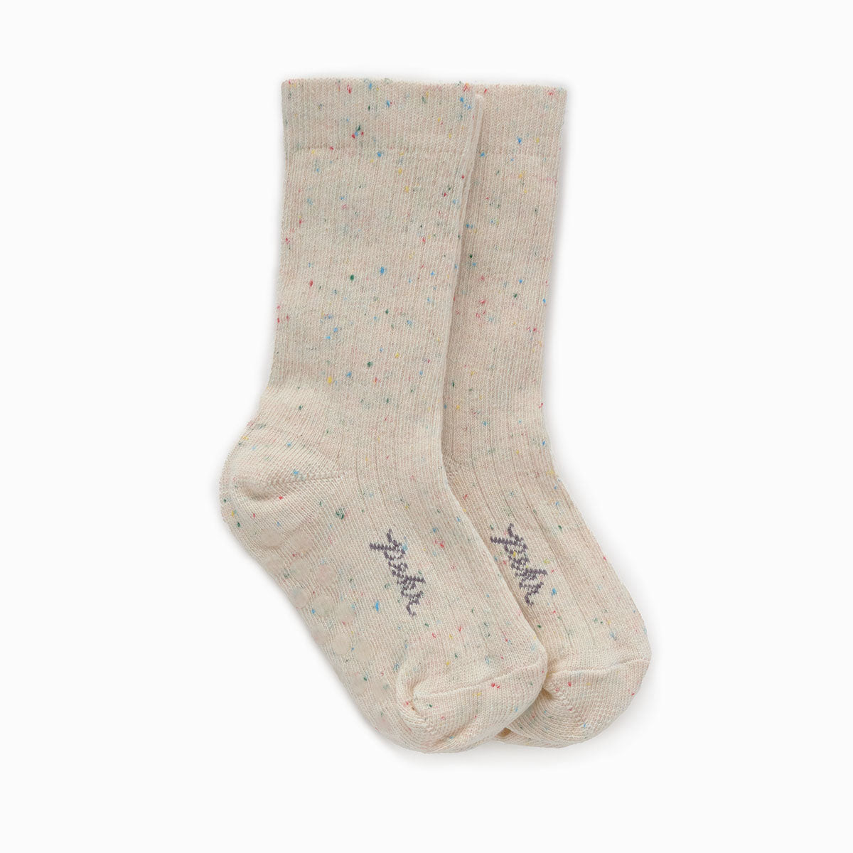 Sprinkle Crew Socks 2 - Pack Socks Pehr Vanilla 4 - 5 T 