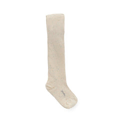 Pehr-Kids Sprinkle Ribbed Tights-Vanilla-1