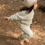 Pehr-Toddler Wool Knit Hat-Natural - Rose-4