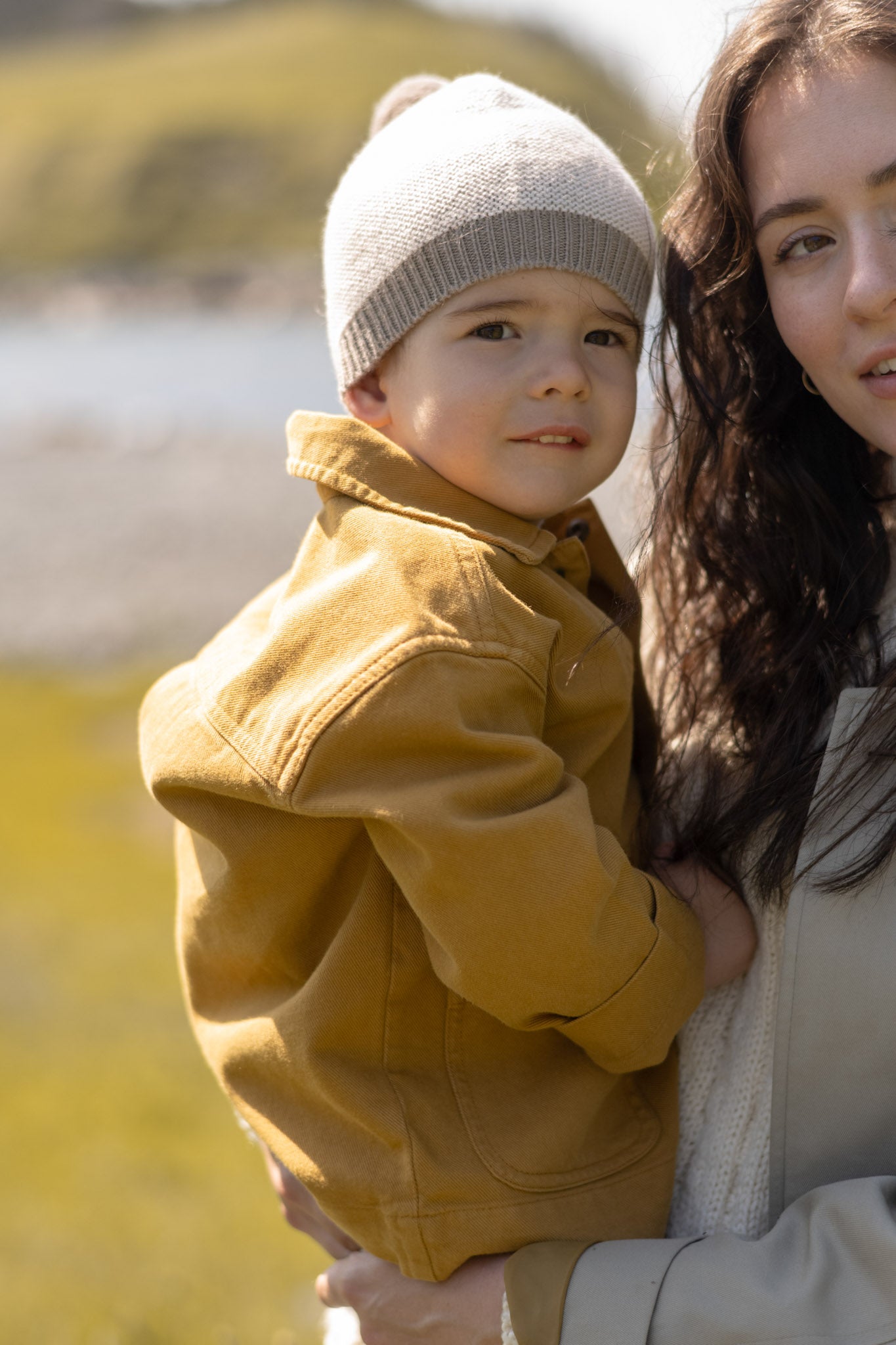 Pehr-Toddler Wool Knit Hat-Natural - Portobello-3