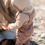 Toddler Wool Knit Balaclava - Natural - Rose