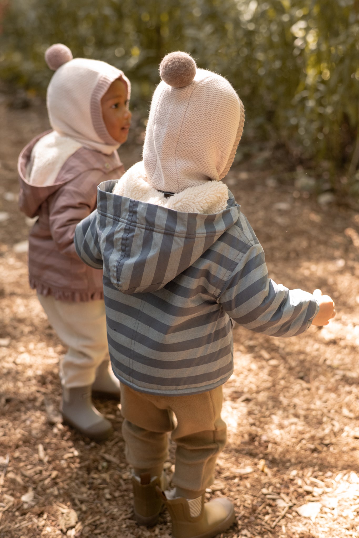 Pehr-Toddler Wool Knit Balaclava-Natural - Portobello-3