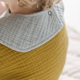 Pehr-Muslin Gauze Bib Set of 2 - Dijon & Puddle - Baby - 4