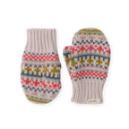 Knit Mittens with Thumb - Alpine Fair Isle- Front
