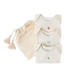 Petit Pehr Pointelle One-Piece 3-Pack - Fruits