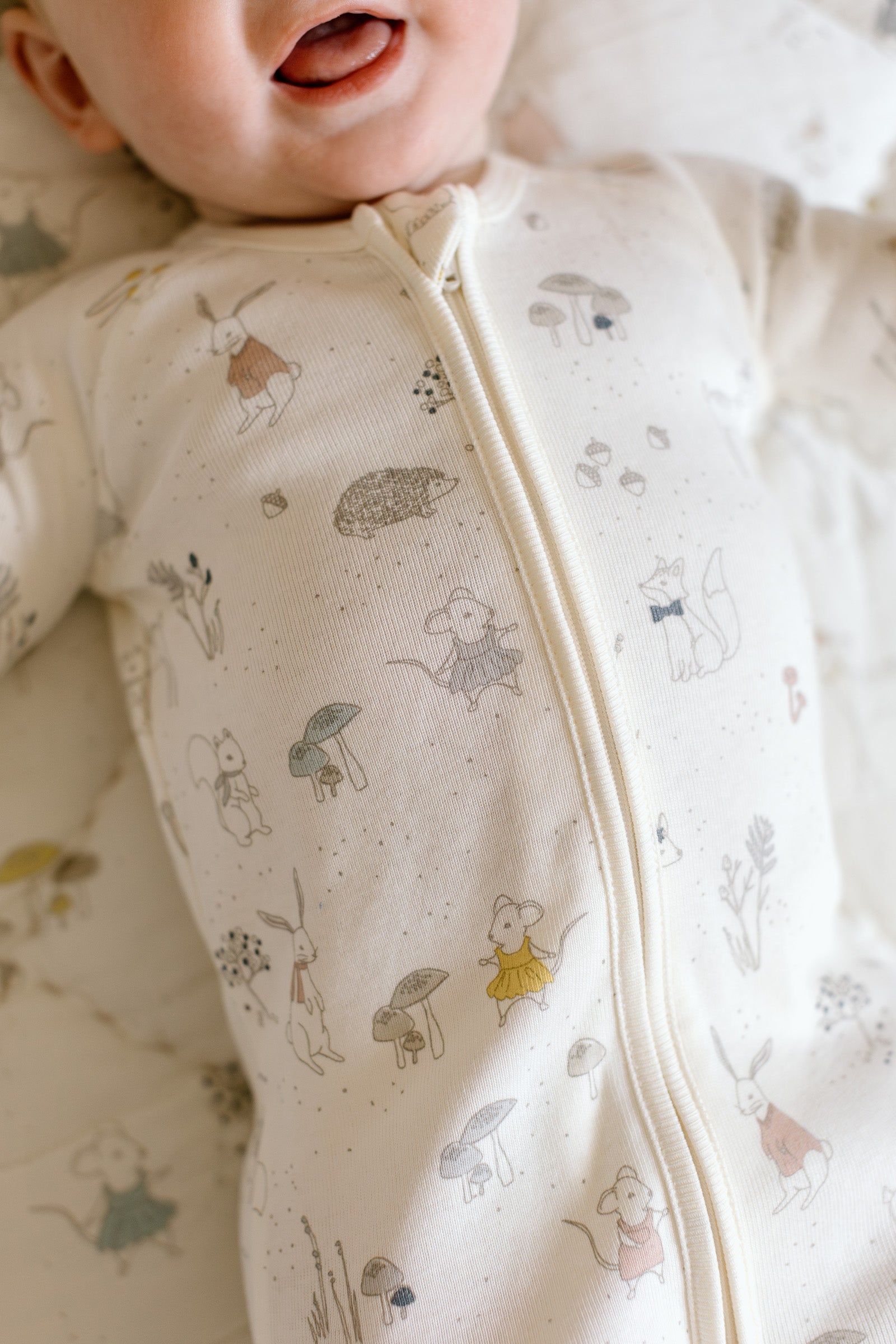 Pehr-Ribbed Baby Sleeper-Magical Forest-2