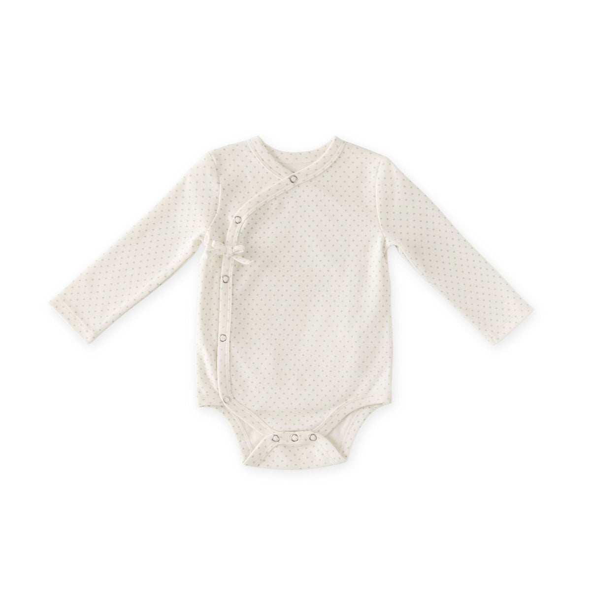 kimono one piece pin dot sea in blues pattern