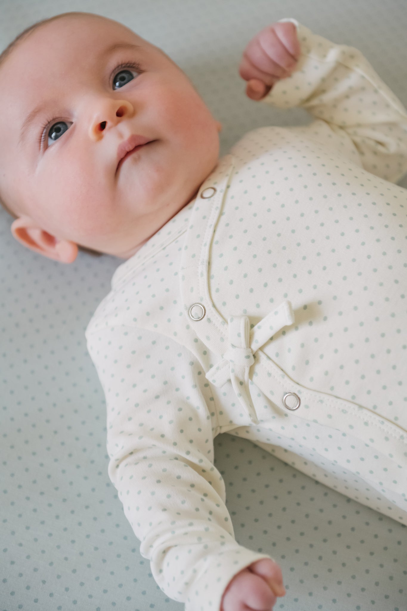 Kimono One-Piece - Pin Dot Sea