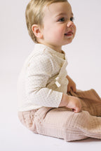 kimono one piece pin dot peony pehr