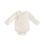 kimono one piece pin dot pebble in neutrals pattern pehr 1
