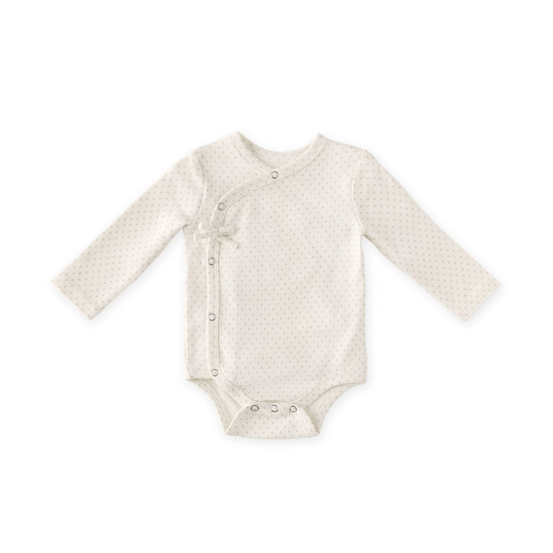 Kimono One-Piece - Pin Dot Pebble
